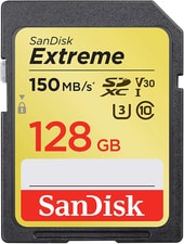 Карта памяти SanDisk Extreme SDXC SDSDXV5-128G-GNCIN 128GB